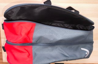 Paletero Head Core gris y rojo