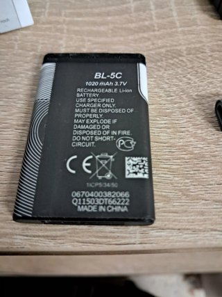 Batería BL-5C y cargador para Nokia