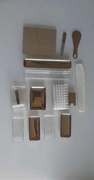 Set toilette uomo da viaggio vintage