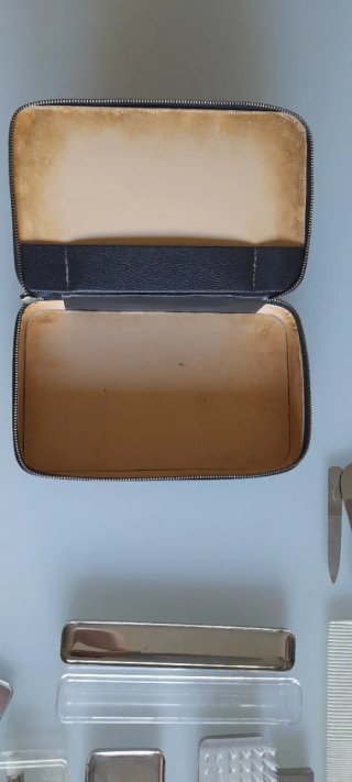 Set toilette uomo da viaggio vintage
