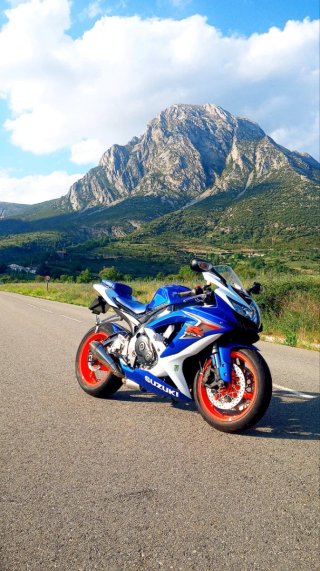 Suzuki GSX-R600 K8 Azul