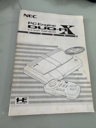NEC PC Engine DUO-RX Hu Card Super CD Rom2 Jap