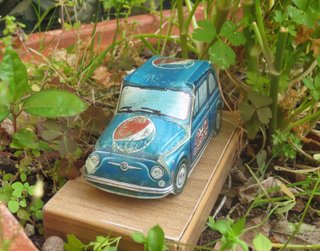 Modellino Fiat 500 Pepsi-Cola Vintage