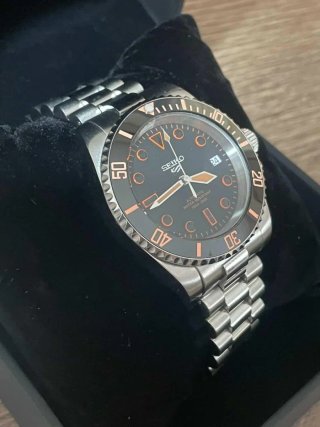 Seiko Mod Magmatic Submariner