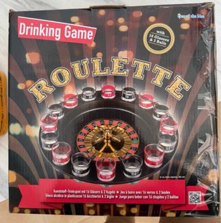 Juego de beber Ruleta con 16 vasos