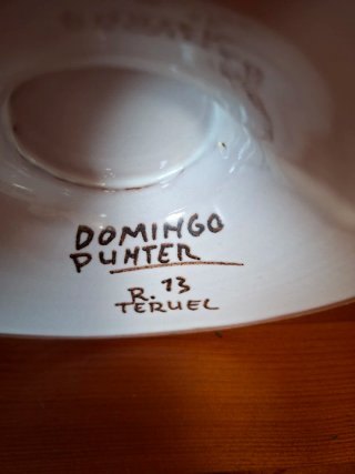 REGALO Jarrón Cerámica Teruel Firmado