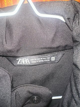 Chaleco acolchado Zara negro