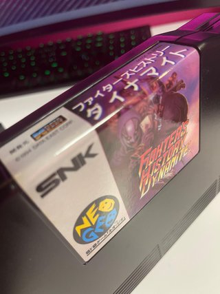 Neo Geo AES Revenge Fighters History Dynamite JAP