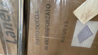Plato de ducha rectangular ABS 80x120 cm