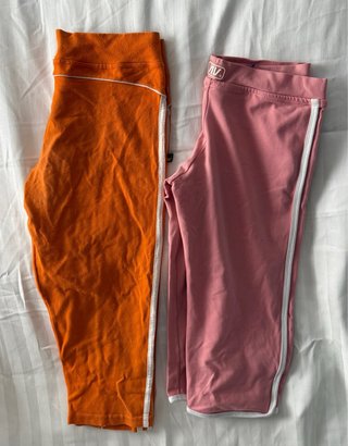 Pack 2 leggings cortos