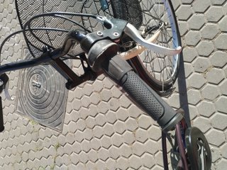 Bicicleta Paseo 26" Morada con Cesta