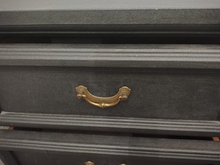 Comodino Restyling Antracite & Oro Brunito