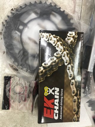 Kit Transmisión Voge Cadena Corona Piñón Nuevo