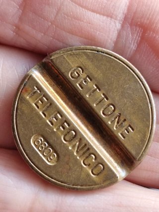 Gettone Telefonico con Errore di Conio