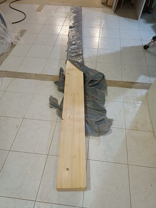 3 vigas de pino Panel sandwich