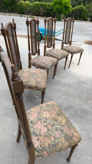 Juego de 5 sillas de comedor