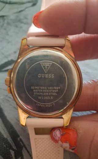 Reloj Guess Dorado y Rosa con Cristales