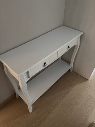 Mobile consolle in legno bianco