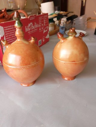 Juego 12 Botijos y Jarrones Cerámica