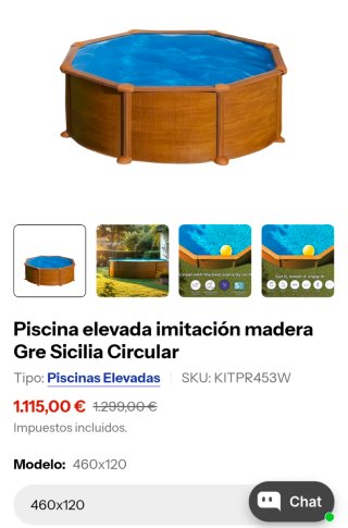 Piscina Gre Sicilia Marrón