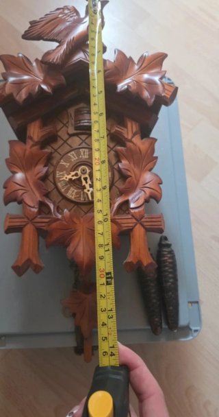 Orologio a cucù meccanico in legno FUNZIONANTE