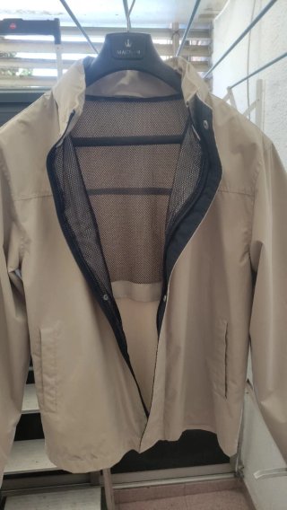 Chaqueta de entretiempo hombre beige