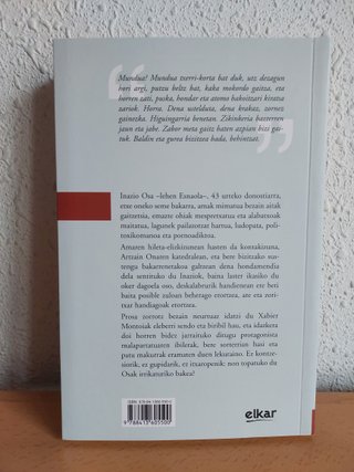 Bakea, bakea. Novela de Xabier Montoia (eusk)NUEVA