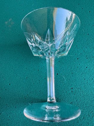 Copas de cristal tallado (2 unidades)