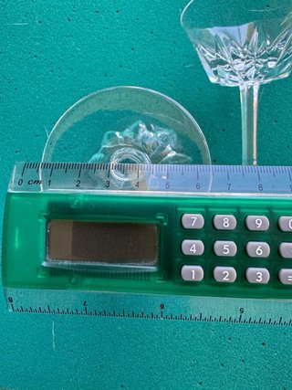 Copas de cristal tallado (2 unidades)