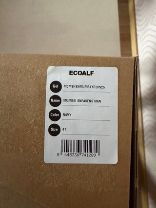 A estrenar. Zapatillas Ecoalf Mumbai Azul Talla 41