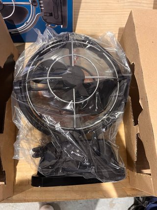 Ventilador SEEKR Sirocco II Negro