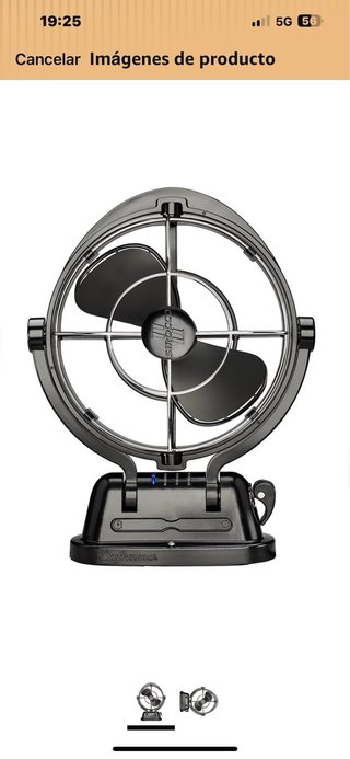 Ventilador SEEKR Sirocco II Negro