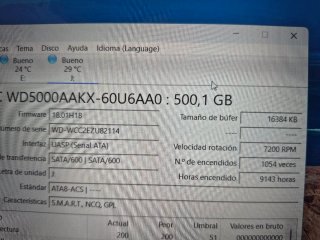 Disco Duro WD 500GB Blue WD5000AAKX