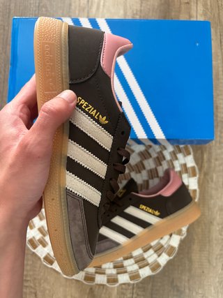 Adidas Handball Spezial Marrón y Rosa Talla 38