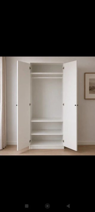 2 Armarios PAX Blanco 100x58x236 cm