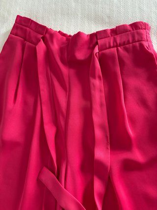 Pantalón ancho fucsia S