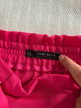 Pantalón ancho fucsia S