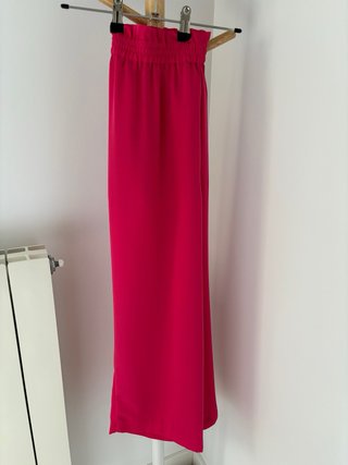 Pantalón ancho fucsia S