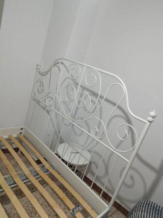 Cama Ikea Forja Blanca