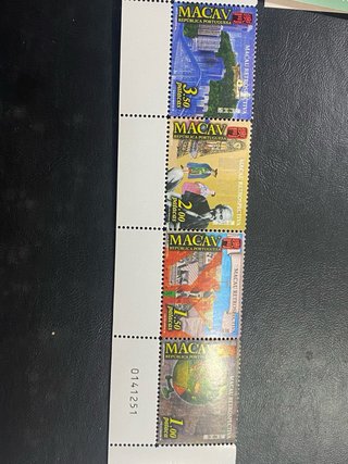 Sellos Nuevos Macao y Hong Kong 1999 y 2005