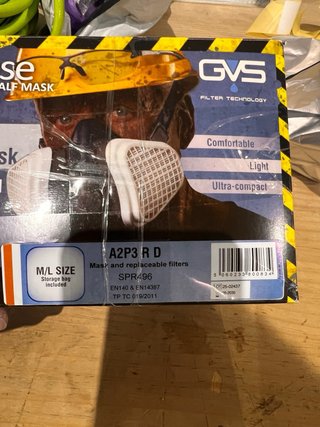 Máscara GVS SPR496 con filtros A2P3
