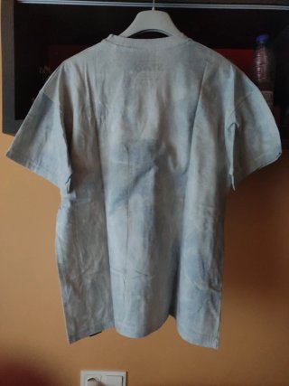 Camiseta Pull&Bear Tie-Dye Azul Claro