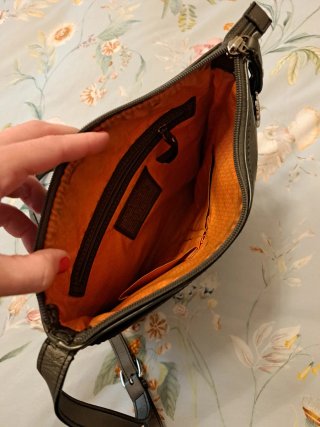 Bolso bandolera Tous piel gris