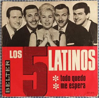 Lote Los 5 Latinos - 2 discos 7"