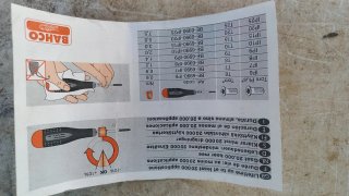 Juego 3 Llaves Torx Bahco Dinamométricas