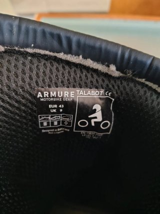Botas de Moto Negras Talla 43