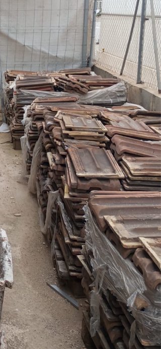 Tejas planas de barro