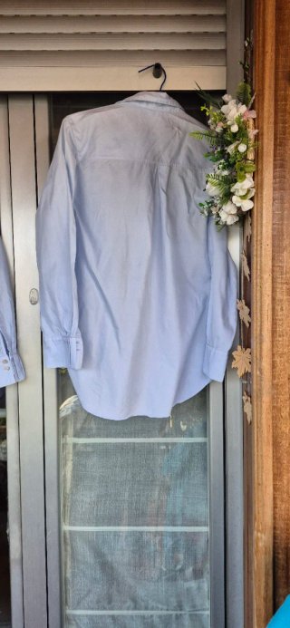 2 camisas Massimo Dutti Azul Hombre talla 36.