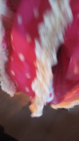 Traje Flamenca Niña Lunares Rosa y Blanco