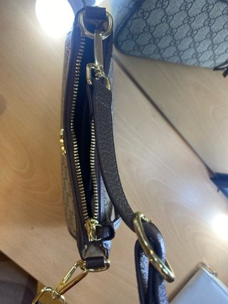 Bolso Gucci Beige y Marrón GG